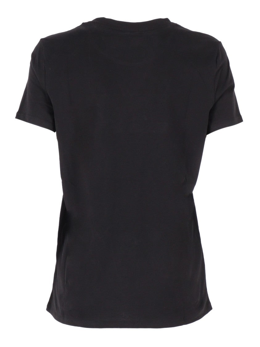 Elisabetta Franchi Short-Sleeved T-Shirt With Classic Crew Neck