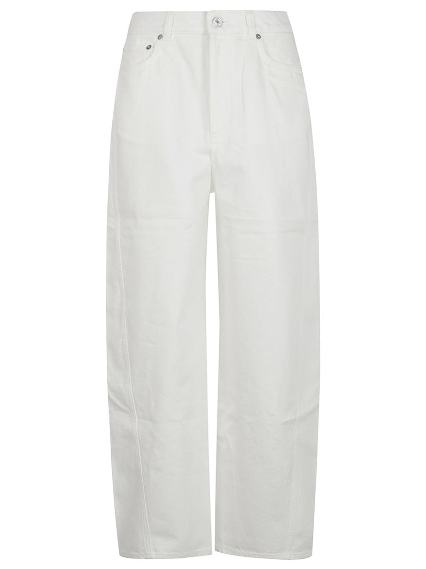 Givenchy High-Waisted Denim Jeans With Engraved Button