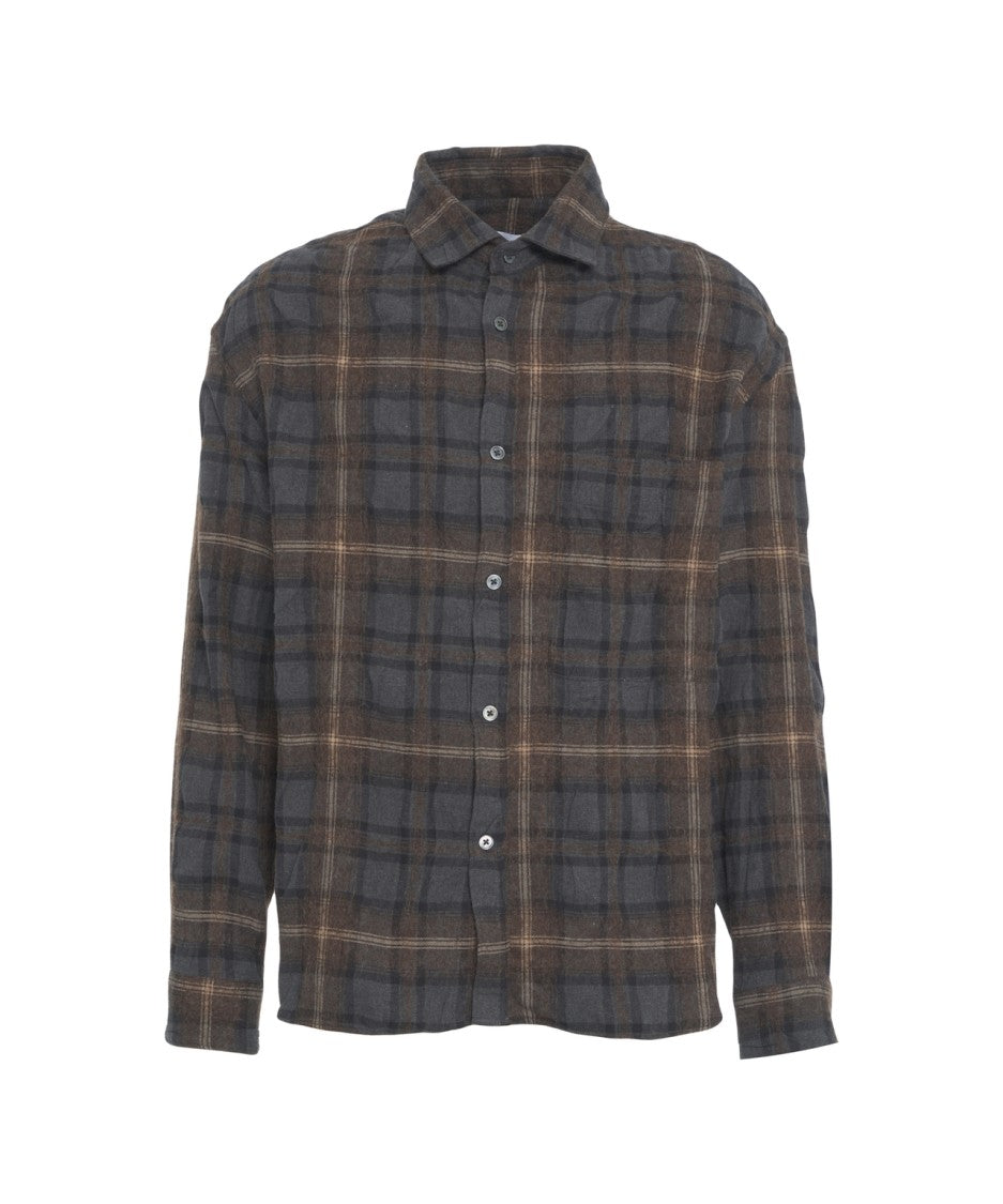 Robert Friedman Plaid Pattern Long-Sleeve Robert Friedman Shirt