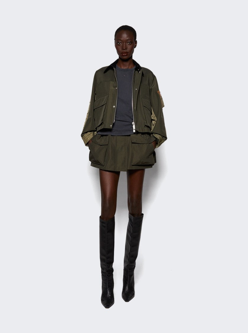 Courrèges Belted Stonewashed Tank Top Stonewashed Grey