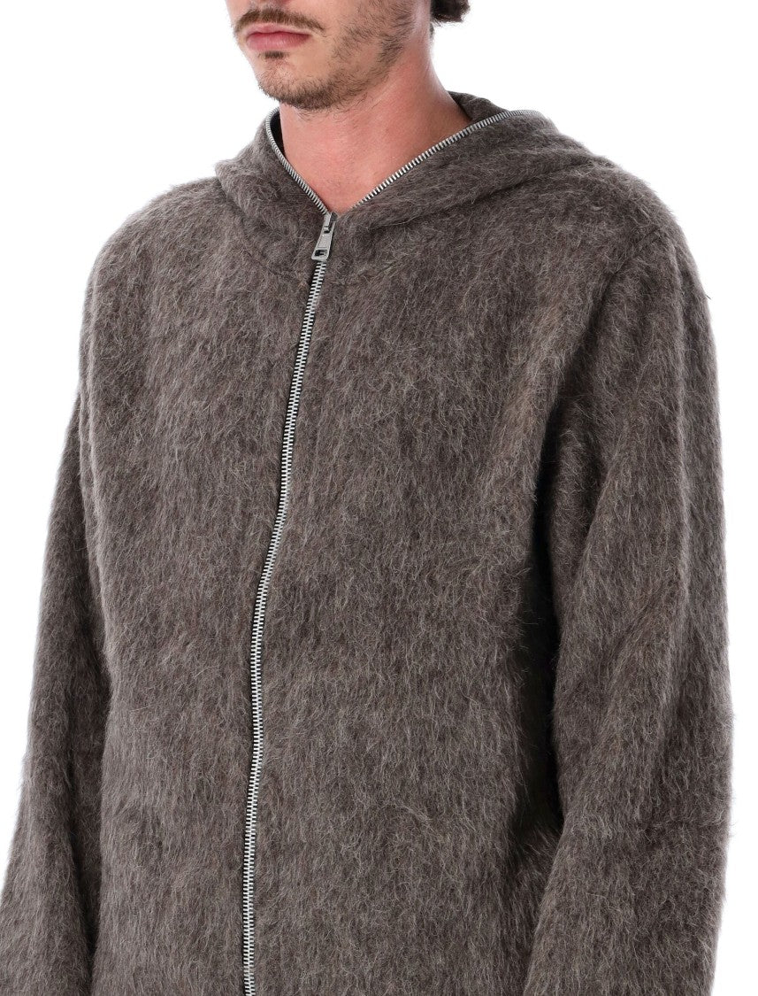 Our Legacy Brown Full-Zip Hooded Jacket