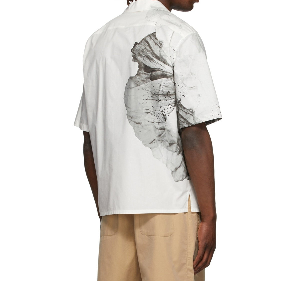 Alexander Mcqueen Artistic Floral Short Sleeve Shirt