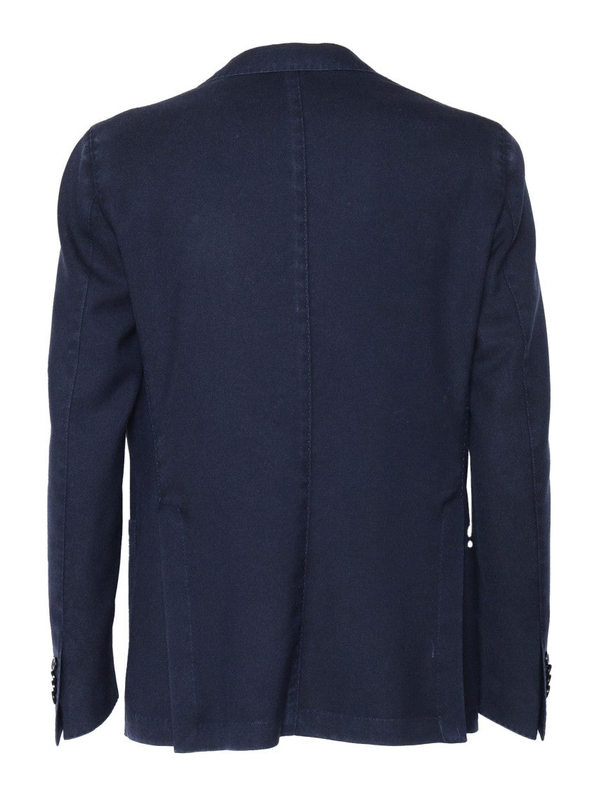 Brando-Lubiam Tailored Virgin Wool Jacket With Notched Lapel