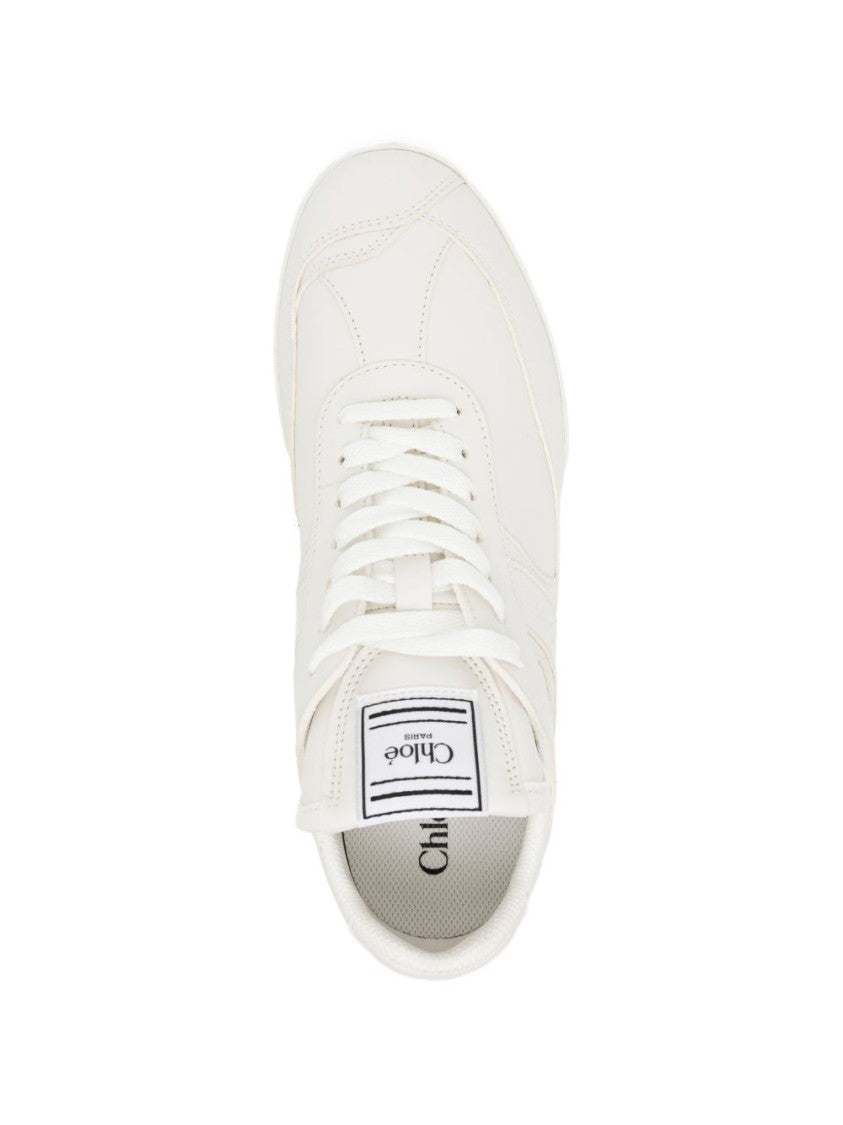 Chloé Lace-Up Flats With Padded Collar