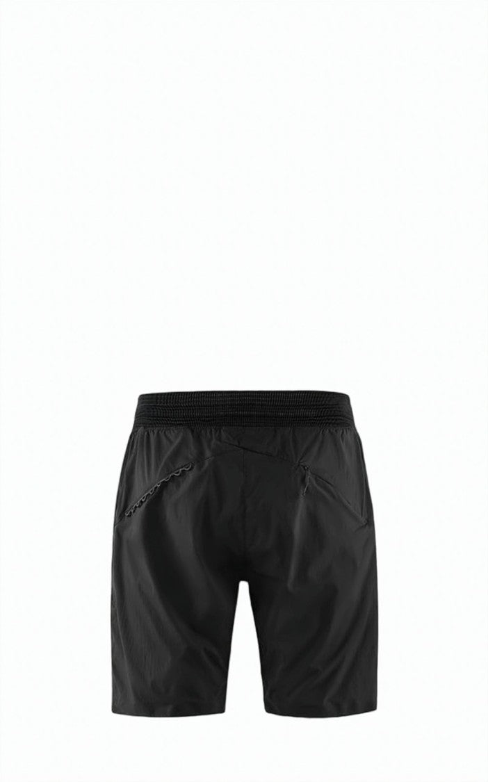Klattermusen Black Shorts With Practical Zippered Pockets