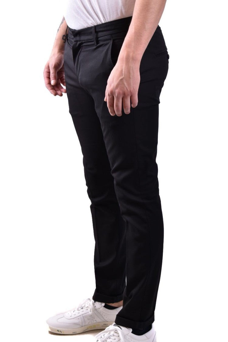 Dondup Black Cotton Pants