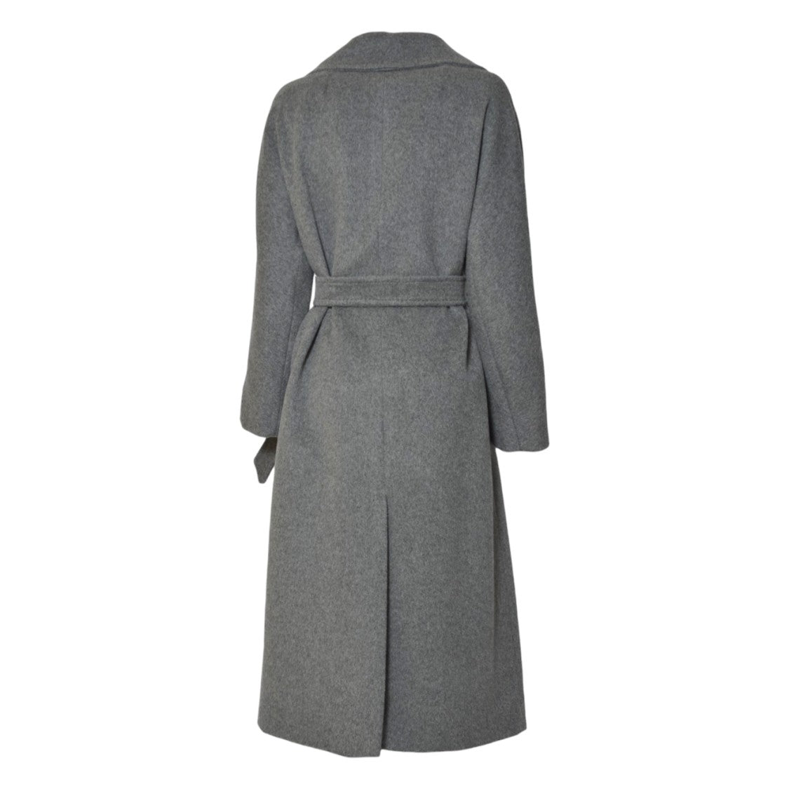 Max Mara Tailored Long Coat With Self-Tie Belt
