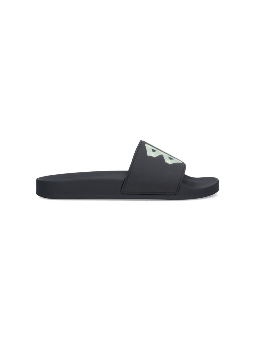 Balenciaga Pool Slide Sandals – Black