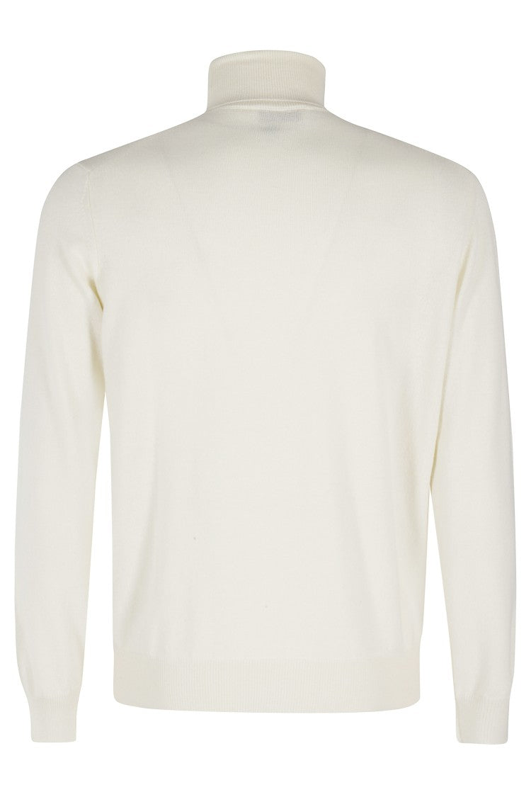 Filippo De Laurentiis Cashmere Blend Sweater With High Collar