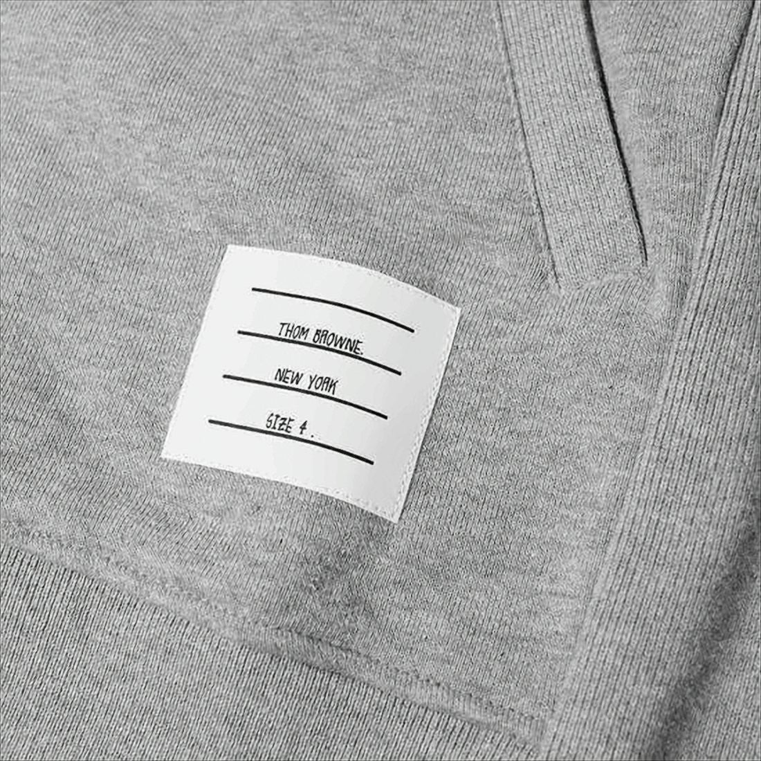 Thom Browne Two-Way Zip-Up Hoodie With Signature Stripe Detail