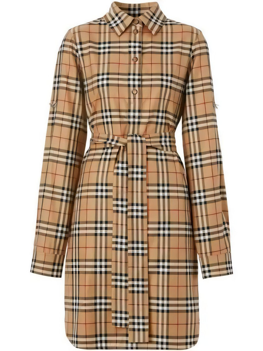 Burberry Classic Check Pattern Mini Dress