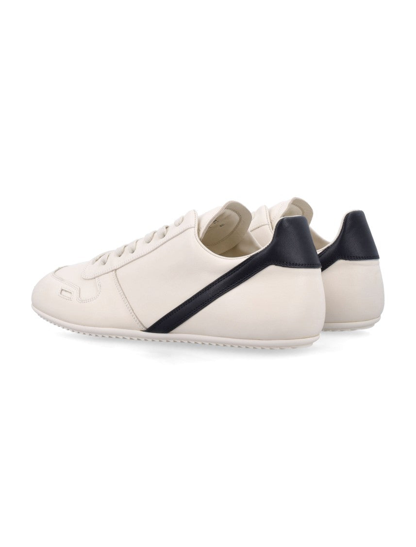 Rick Owens Under-Ankle Minimal Sneak With Six-Eyelet Lace-Up Closure
