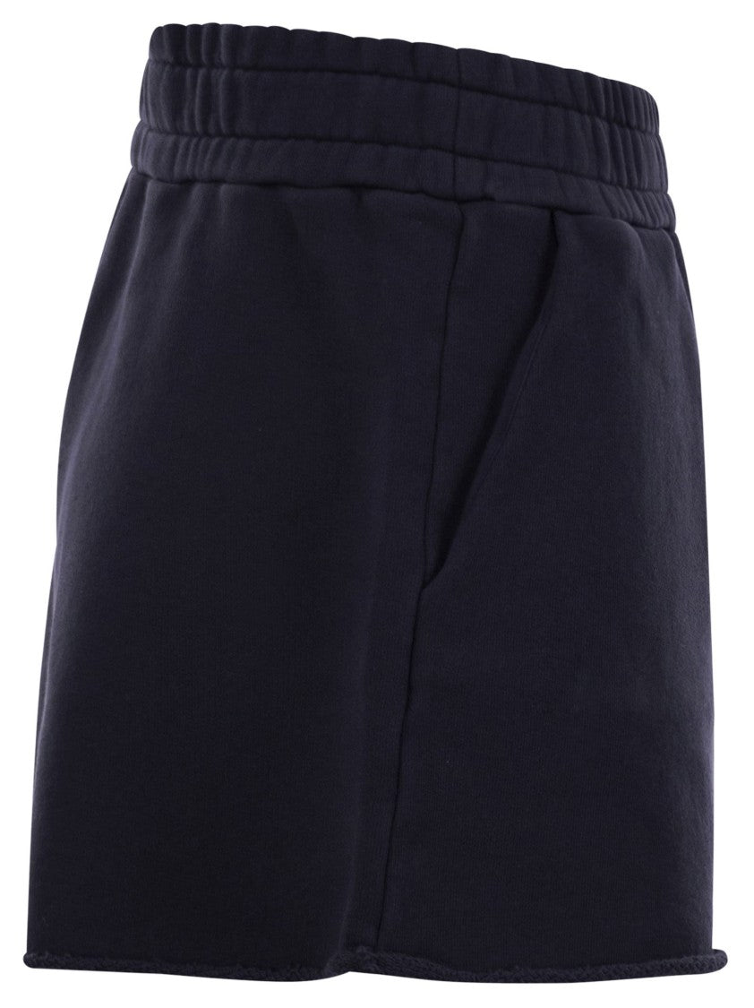 Autry Short Trousers In Compact Cotton Jersey