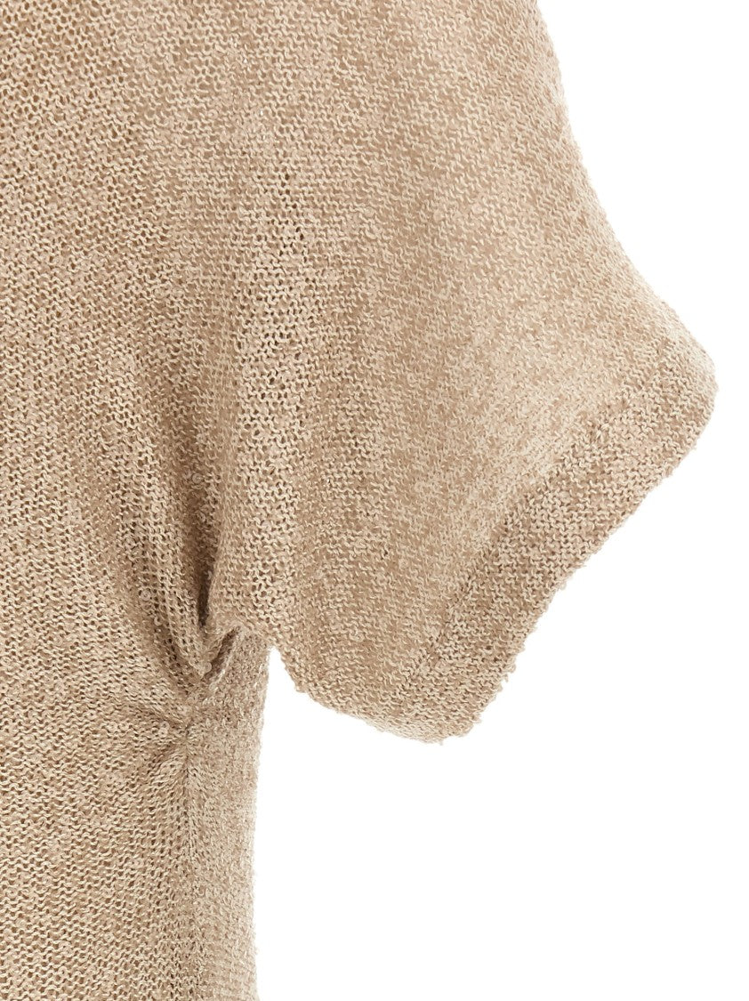 Brunello Cucinelli Maxi Dress In Linen, Cashmere,