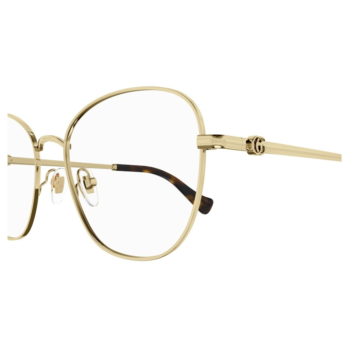 Gucci Gg1418o Gold-Toned Cat-Eye Eyeglasses