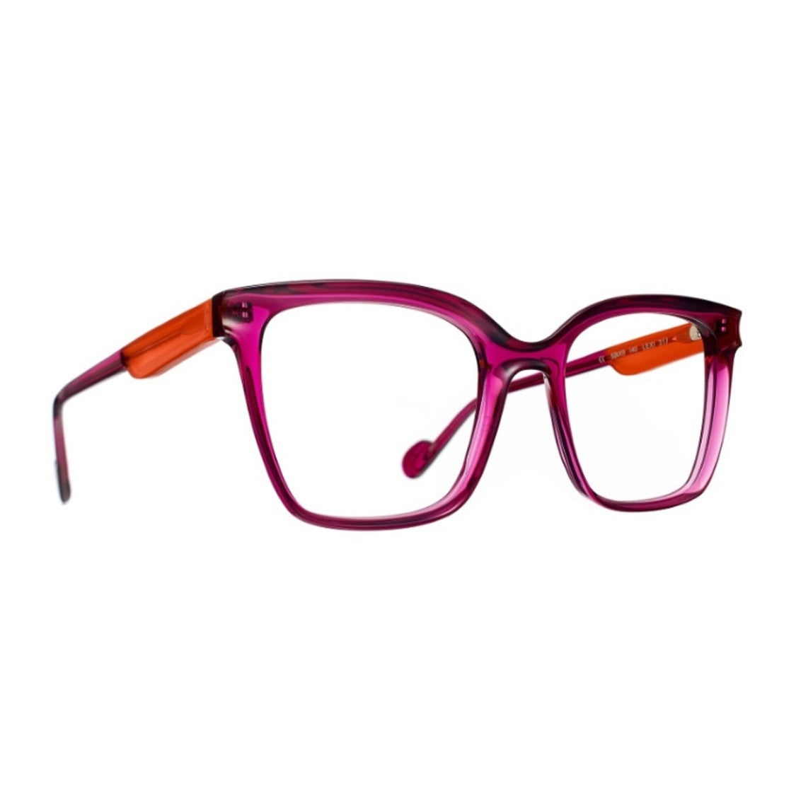 Caroline Abram Bordeaux Lexi Square Acetate Eyeglasses