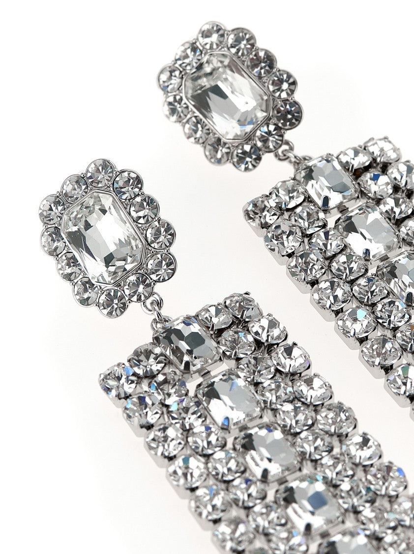 Self-Portrait 'Multi Crystal Droplet' Earrings