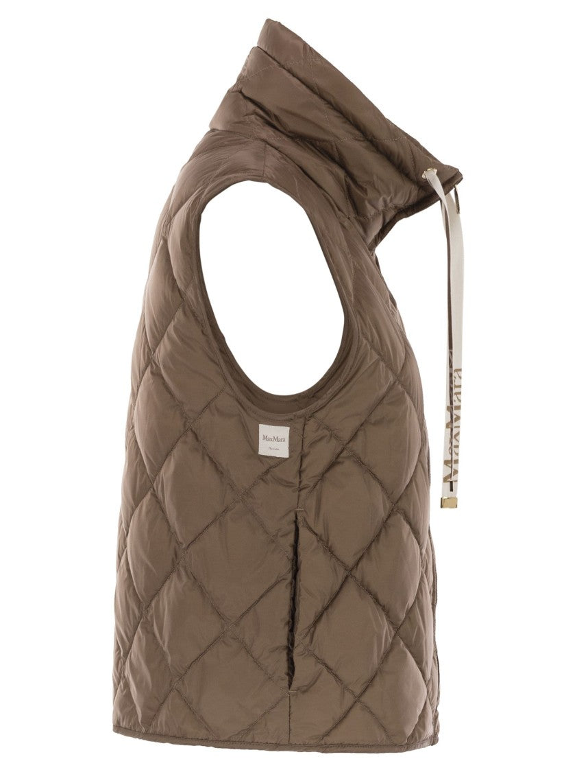 Max Mara Tegic - Drip-Proof Canvas Padded Waistcoat