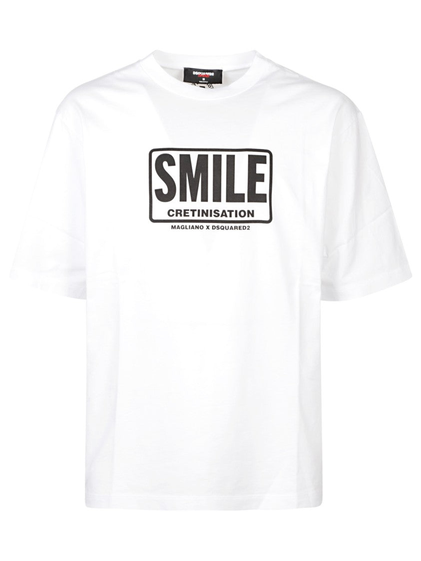 Dsquared2 X Magliano Short Sleeves T-Shirt With Logo