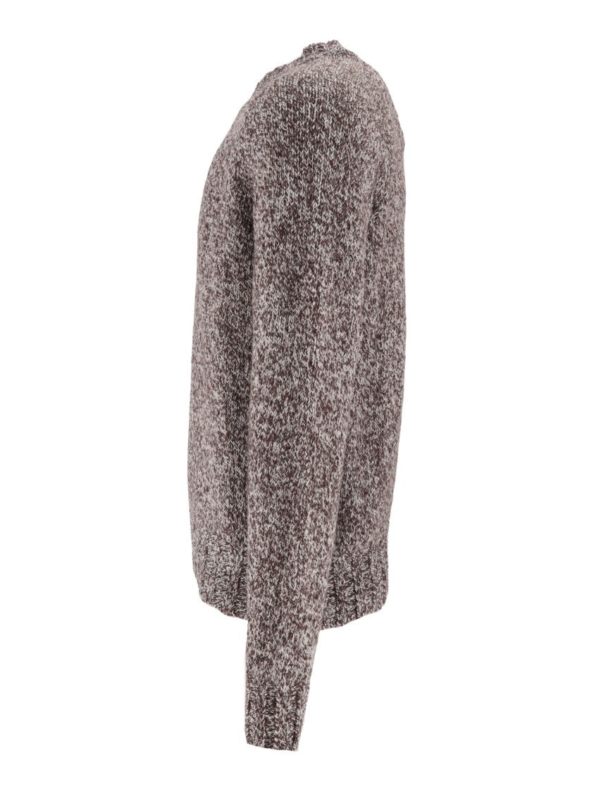 Ballantyne Marled Knit Crewneck Sweater