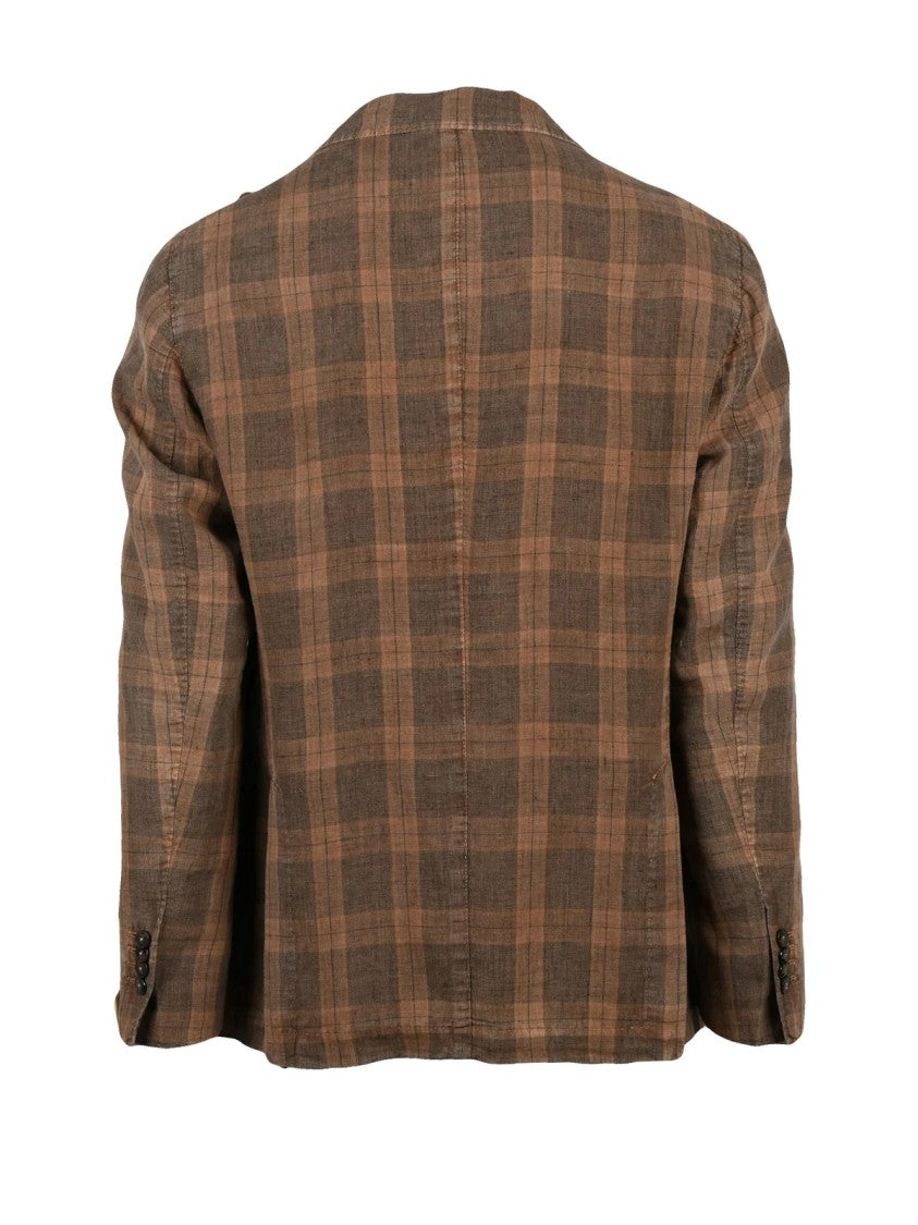 L.B.M. 1911 Beige Linen Jacket