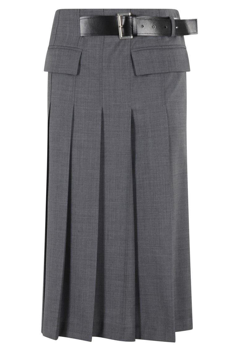 Semi Couture Pleated Midi Skirt