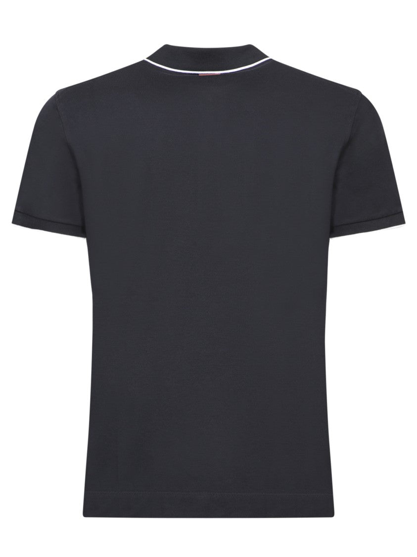 Zegna Elegant Blue Piquet Polo Shirt
