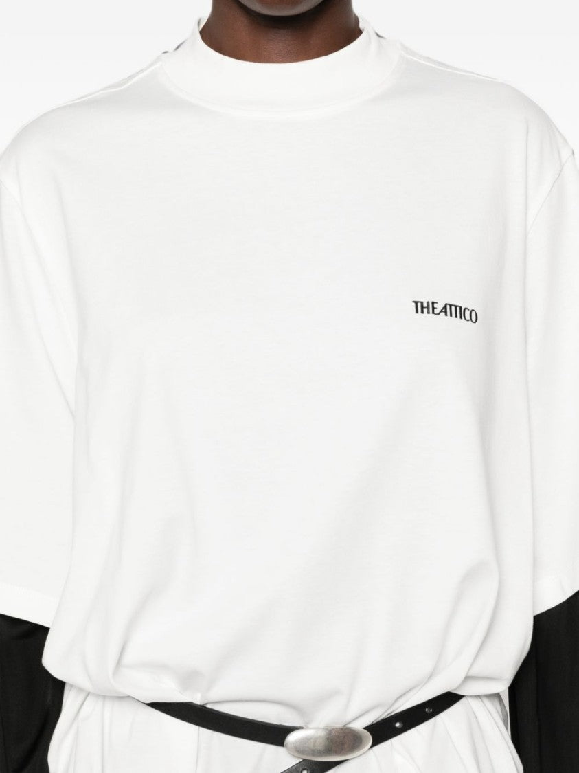 The Attico Oversized Minimalist Subtle Logo T-Shirt