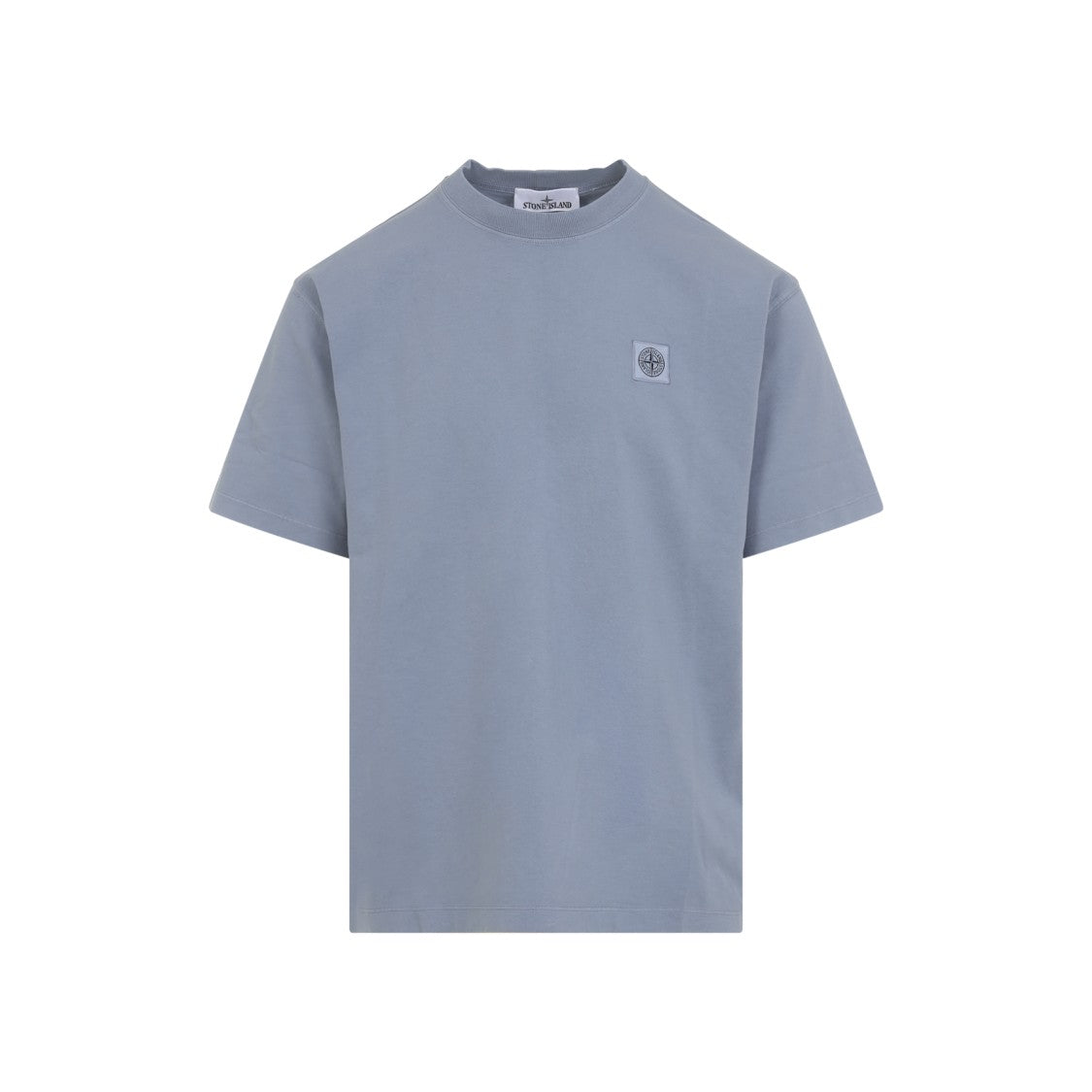 Stone Island Dark Blue Cotton Short Sleeves T-Shirt