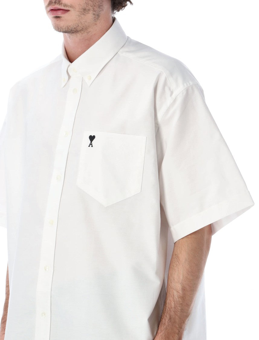 Ami Paris Adc Cotton Bowling Short Shirt
