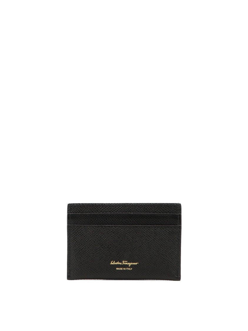 Ferragamo Textured Leather Wallet And Card Holder