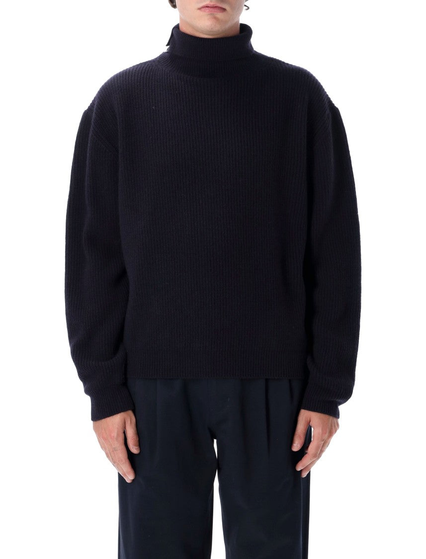 Tonywack Ribbed Oversized High-Neck Sweater