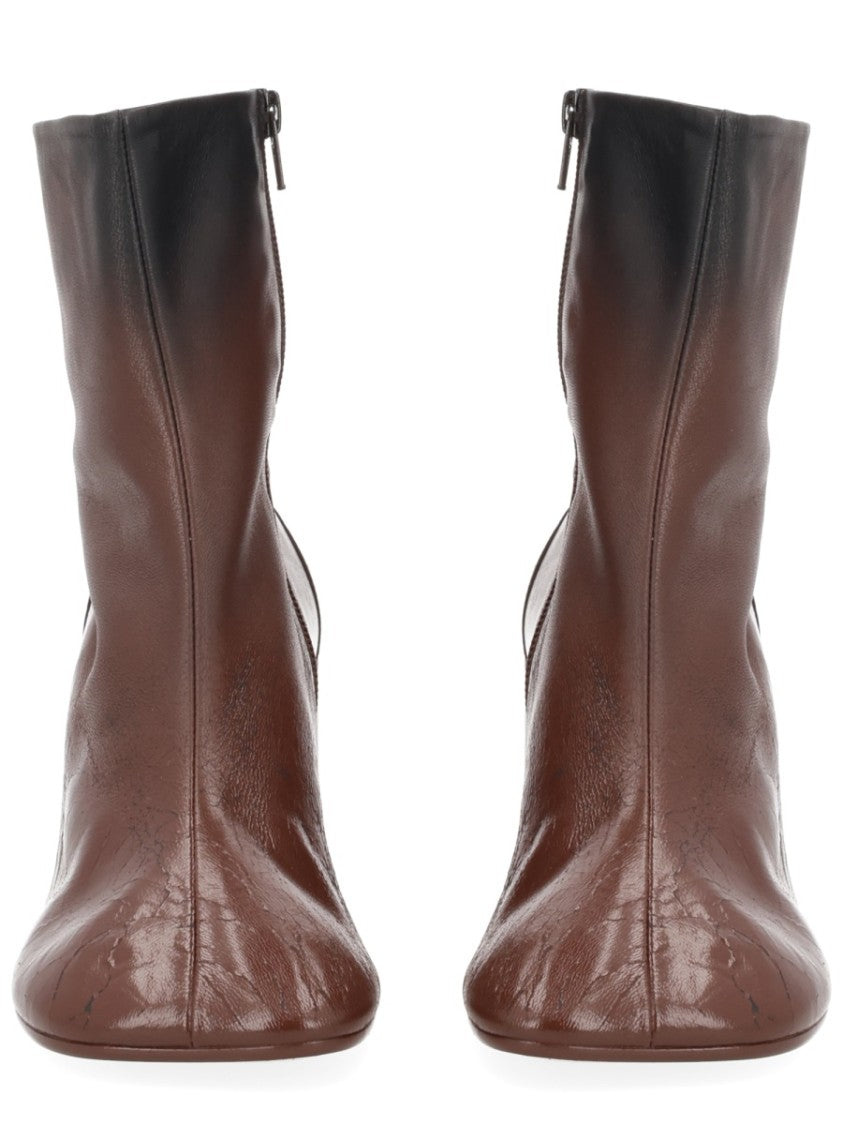Mm6 By Maison Margiela Anatomic Smooth Sheep Leather Boots