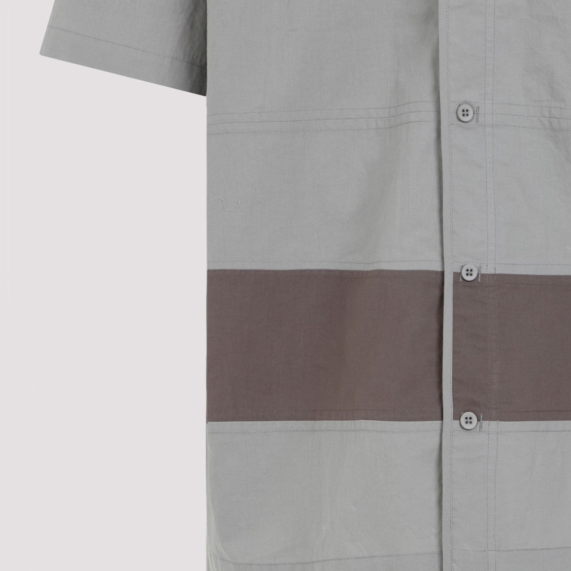 Craig Green Grey Cotton Barrel Shirt