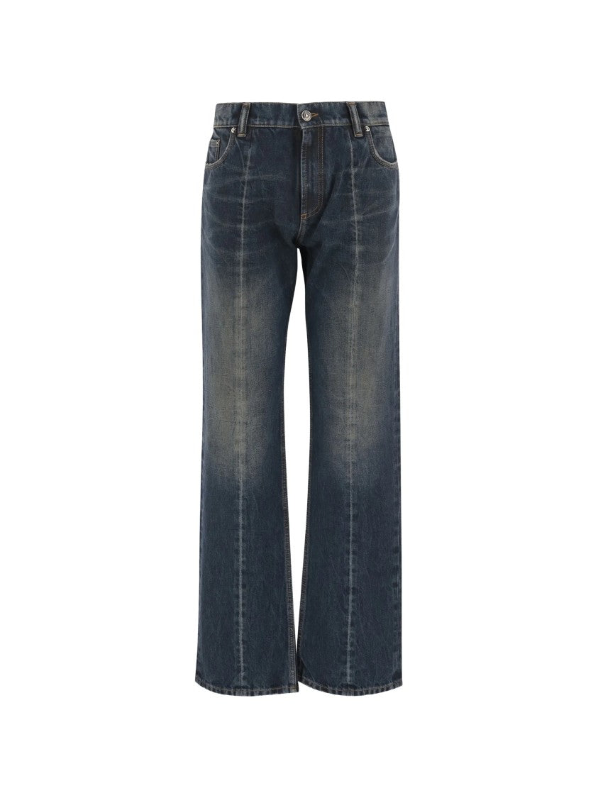 Versace Blue Shibuya Vintage Non-Stretch Denim Jeans