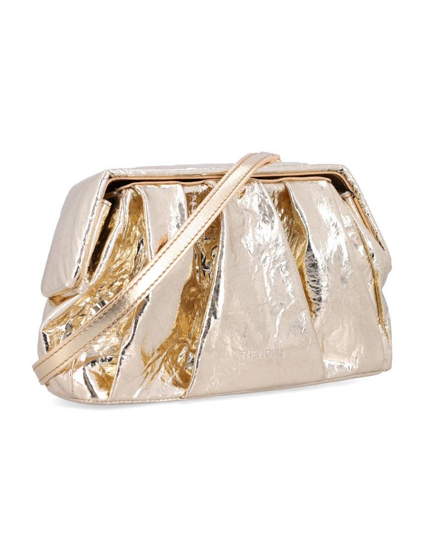 Themoirè Afrodite Metallic Gold Clutch