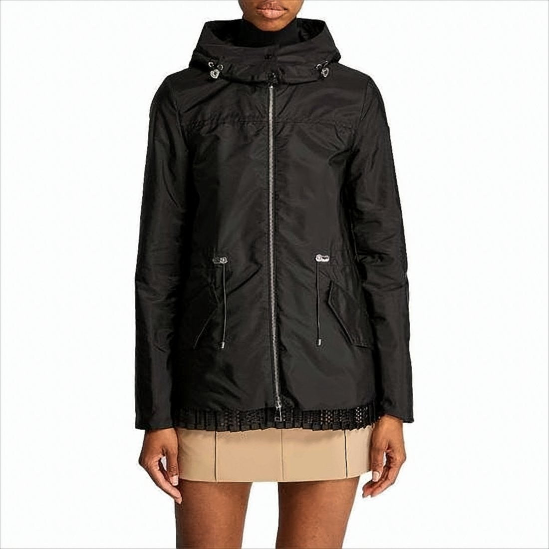 Moncler Lightweight Black Jacket With Hood