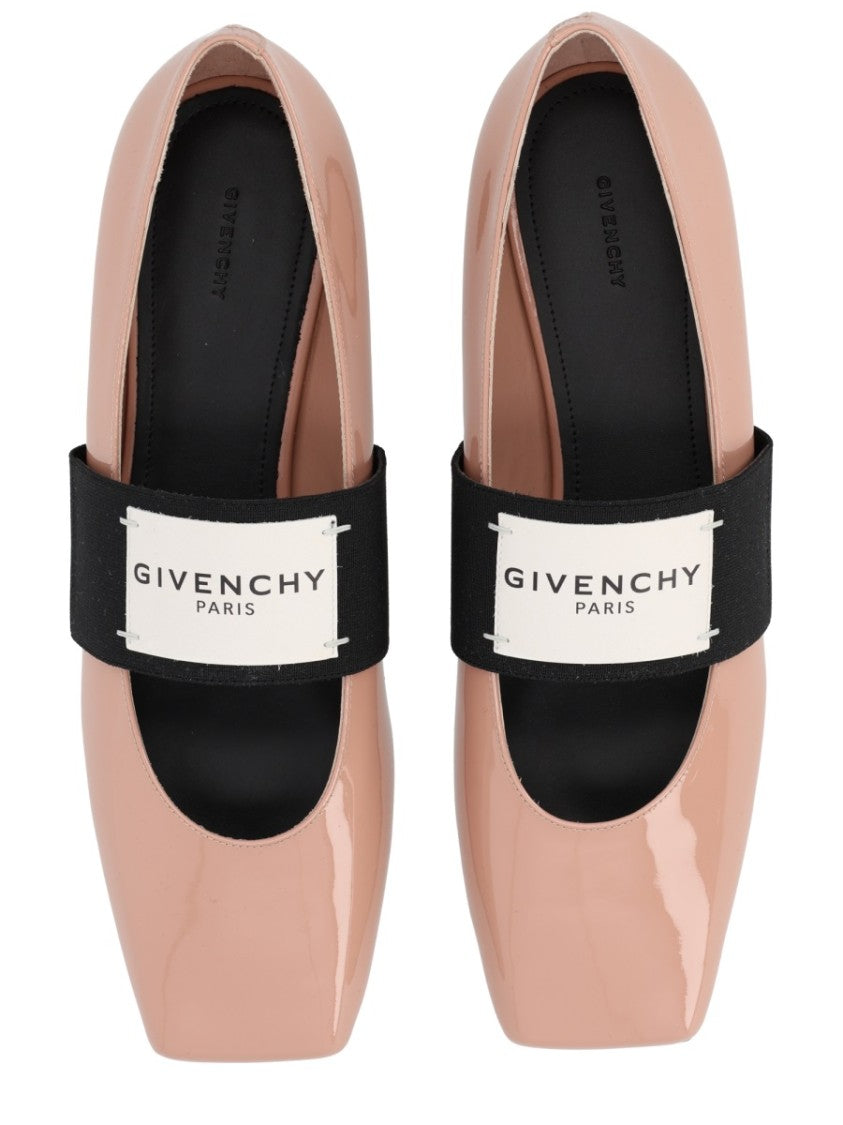 Givenchy Pink Glossy Pointed Flats