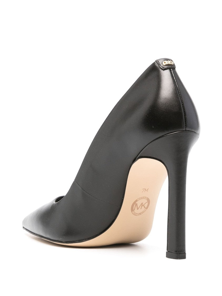 Michael Kors Pointed Toe Pumps With High Stiletto Heel And Glossy Finish