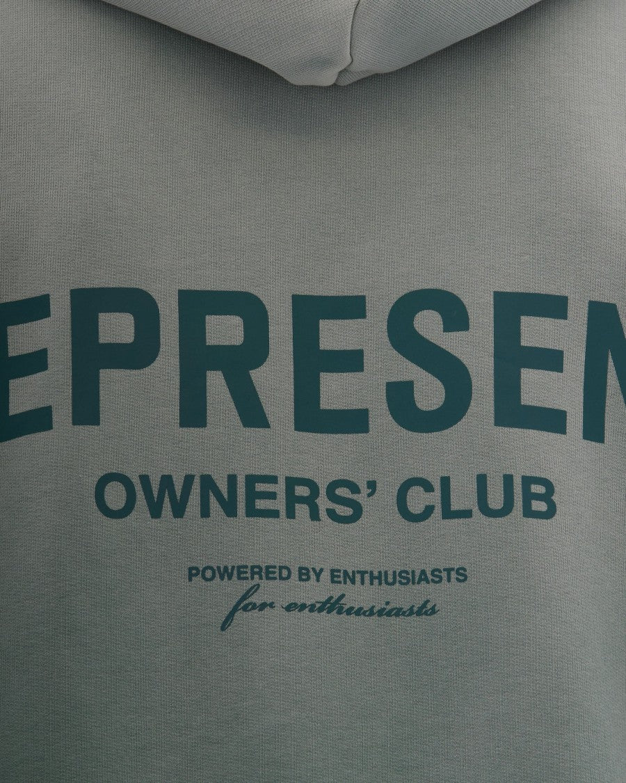 Represent Gradient Effect Cotton Sweatshirt With Maxi Logo