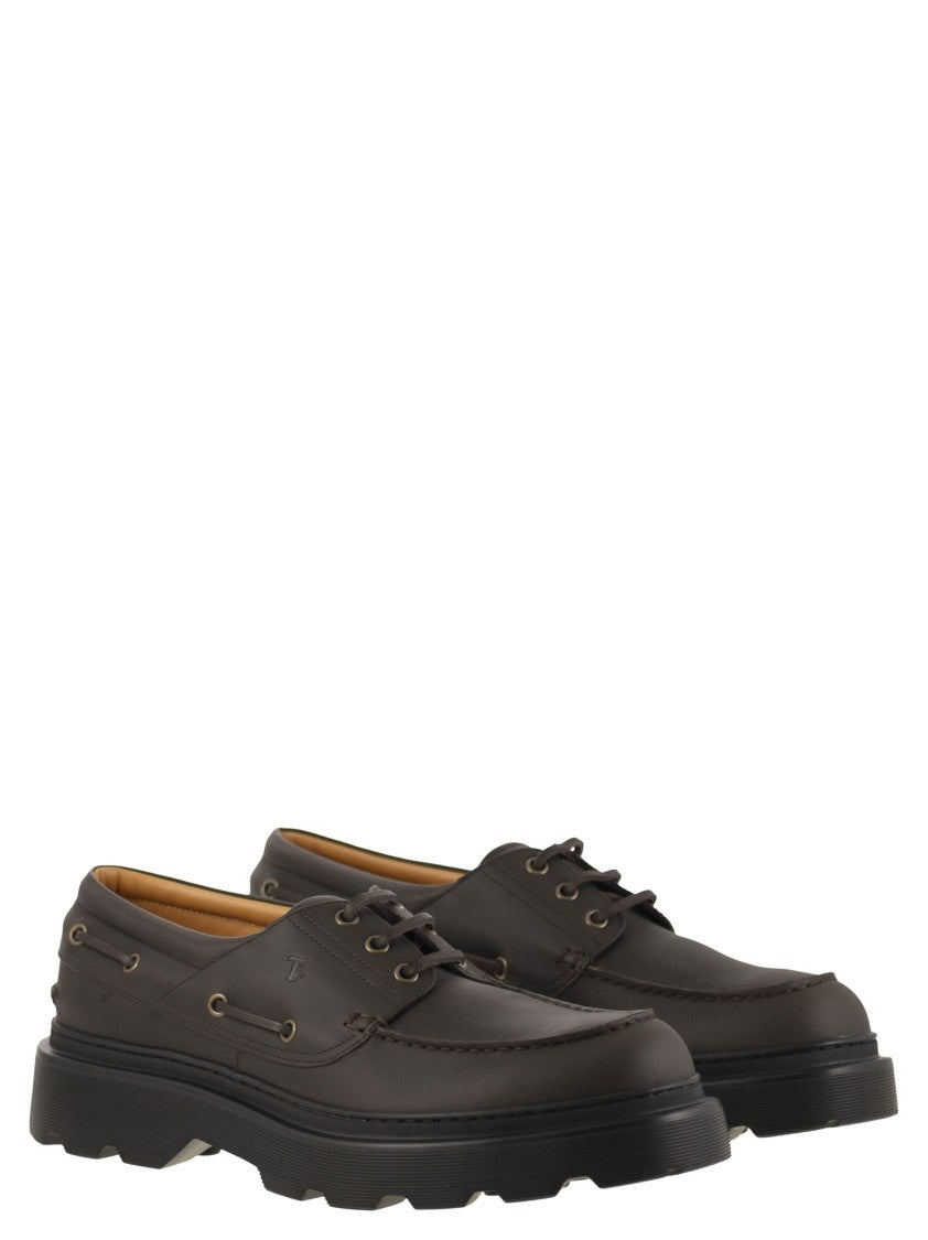 Tod's Leather Boat Shoe