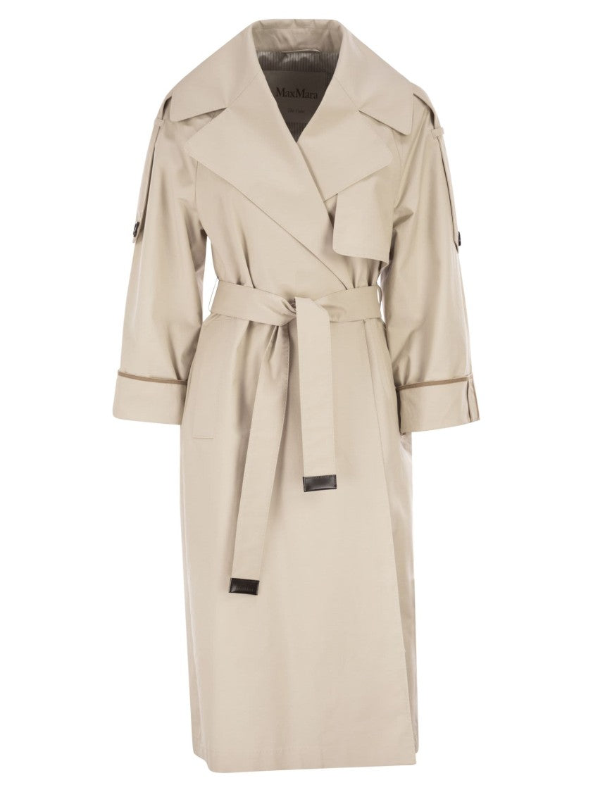 Max Mara Mtcutrench - Trench Coat In Water-Repellent Twill