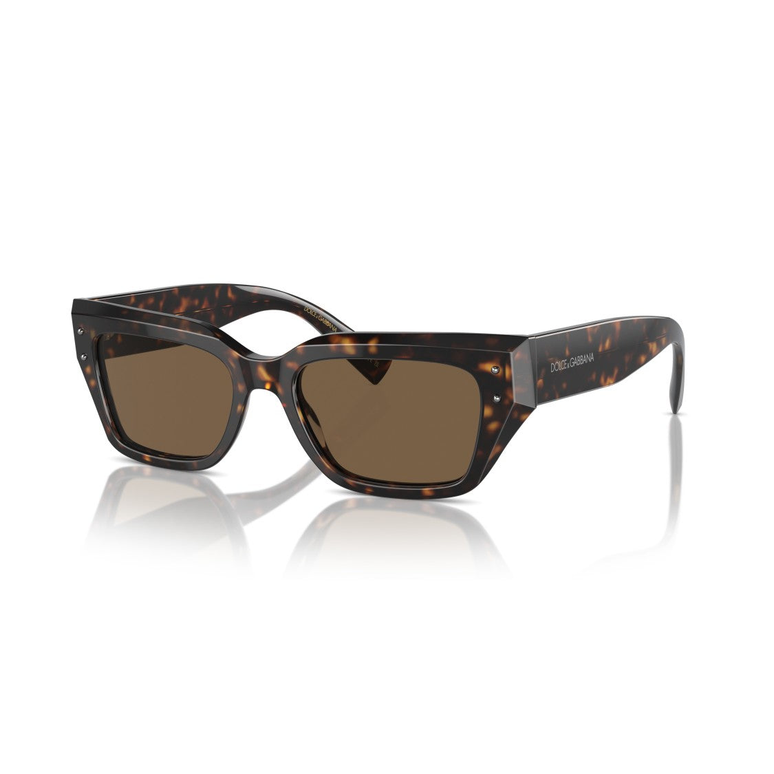 Dolce & Gabbana 0Dg4462 Rectangular Tortoiseshell Acetate Sunglasses