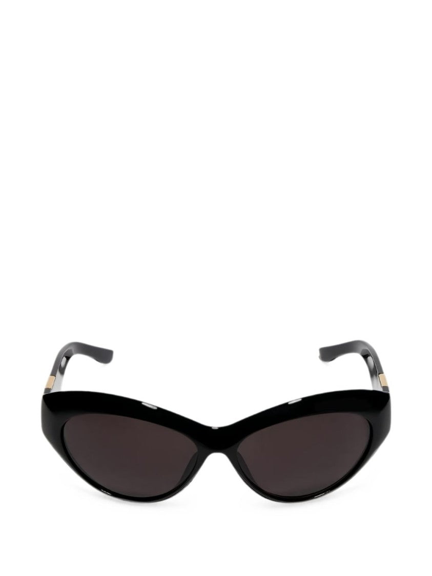 Gucci Glossy Black Logo Cat-Eye Sunglasses