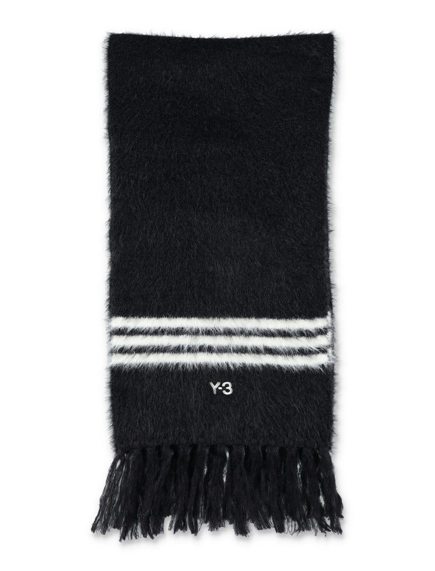 Y-3 Fringed Alpaca Scarf