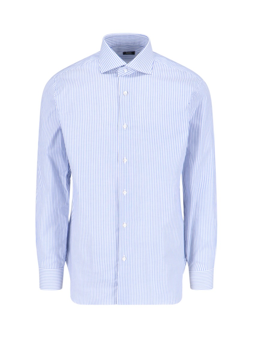 Barba Napoli "Dandy Life" Shirt In Light Blue