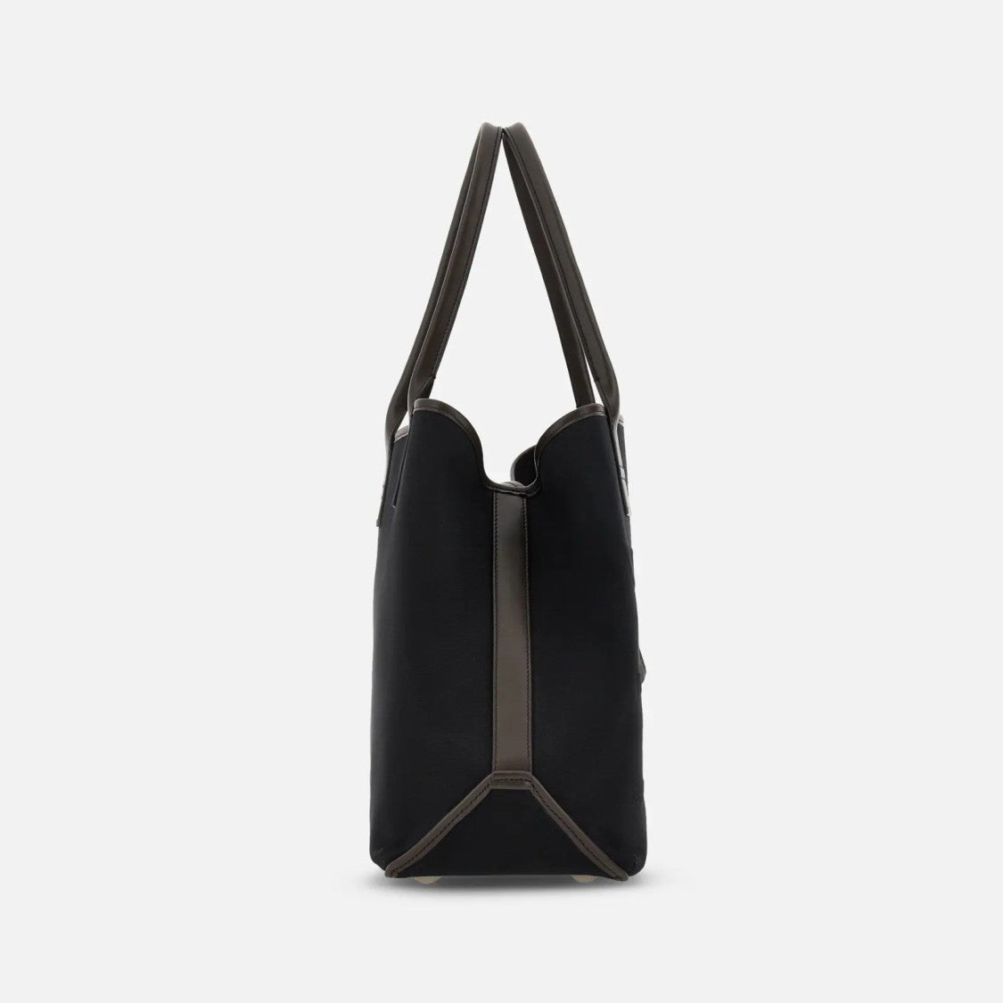 Hogan Trapezoidal Shopper Bag With Leather Accents