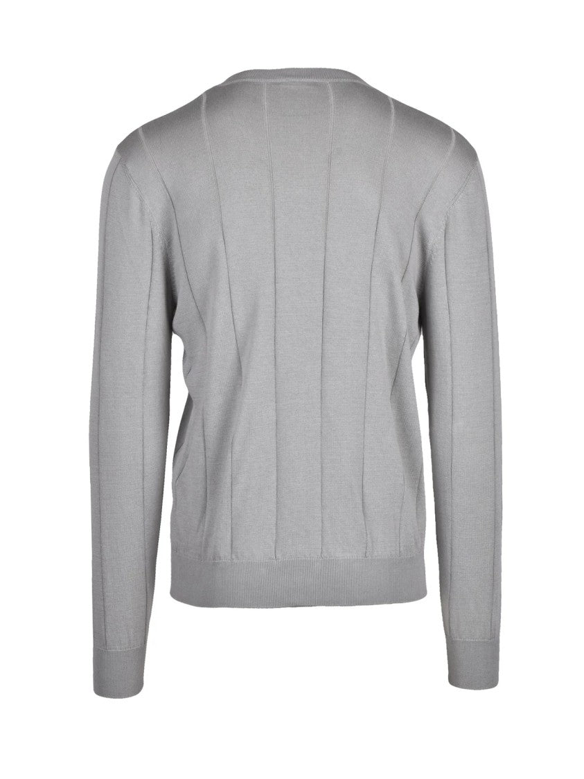 Eleventy Knit Cotton Cashmere Under Jacket For Layering