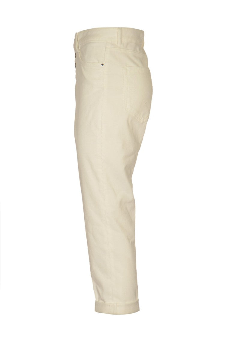 Dondup Cotton-Lyocell Blend Straight Pants