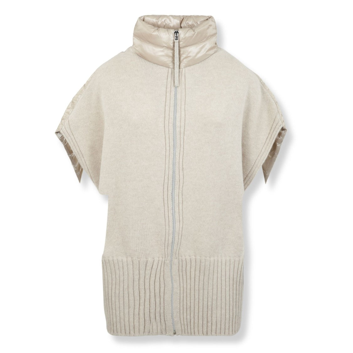 Herno Ultralight Puffer Vest With High Collar